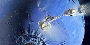 Fototapeta ścienna Star Wars Classic RMQ Death Star Assault DX10-049