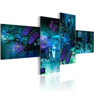 Obraz - Motyle w turkusie