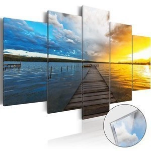 Obraz na szkle akrylowym - Jezioro ze snów [Glass]