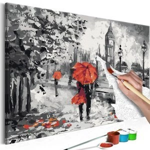 Obraz do samodzielnego malowania - Zakochani w Londynie