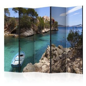 Parawan 5-częściowy - Wakacyjne zacisze II [Room Dividers]