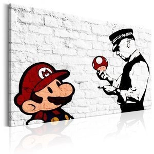 Obraz - Banksy na cegle