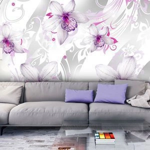 Fototapeta - Dźwięki subtelności - srebrny