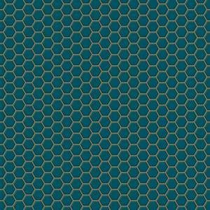 Tapeta winylowa zmywalna płytki kafelki heksagony