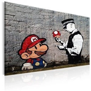 Obraz - Mario and Cop by Banksy
