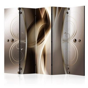 Parawan 5-częściowy - Karmelowy przysmak II [Room Dividers]