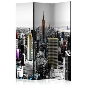 Parawan 3-częściowy - Opalizujące wieżowce [Room Dividers]