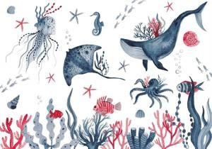 Fototapeta ścienna dla dzieci - podwodny świat 23