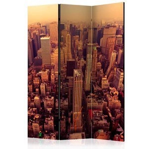 Parawan 3-częściowy - Manhattan z lotu ptaka, Nowy Jork [Room Dividers]