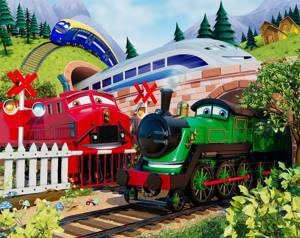 Fototapeta ścienna Pociągi 46641