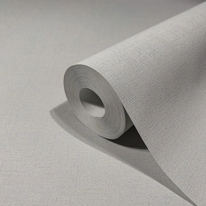 Tapeta winylowa na flizelinie bez wzoru jasnoszara