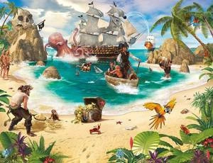 Fototapeta ścienna Wyspa piratów 40755