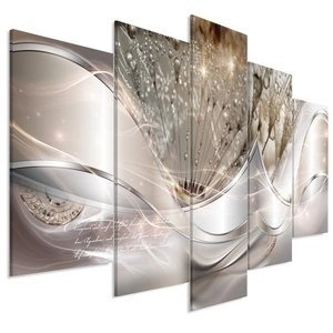 Obraz - Nowoczesne dmuchawce szare