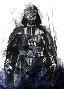 Fototapeta ścienna Star Wars Watercolor Vader IADX4-017