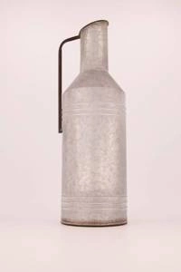 Wazon metalowy szary 19x18x69.5cm 44491-072