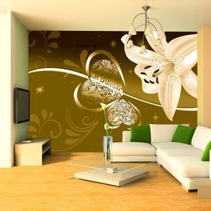 Fototapeta - Lilia w zieleni