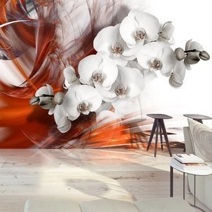 Fototapeta - Orchidea w ogniu II