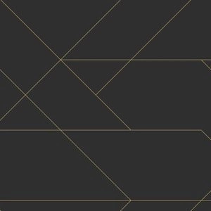 Tapeta ścienna Esta Home 139144 Black & White with a splash of gold