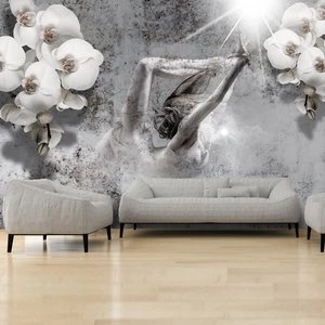 Fototapeta - Układ z orchideą