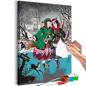 Obraz do samodzielnego malowania - Jazda na lodzie