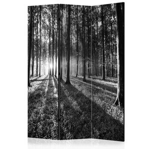 Parawan 3-częściowy - Szara puszcza [Room Dividers]