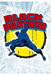 Naklejki samoprzylepne 14079h Black Panther Comic Classic
