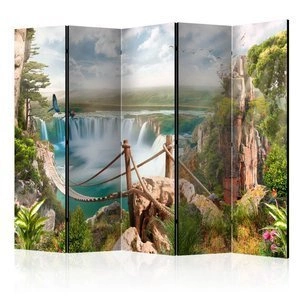 Parawan 5-częściowy - Ukryty raj II [Room Dividers]
