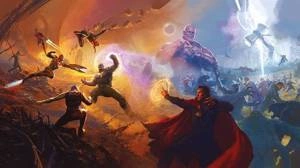 Fototapeta ścienna Avengers Epic Battles Two Worlds IADX10-076