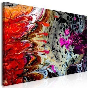 Obraz - Fuzja farb (1-częściowy) szeroki