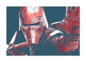 Obraz ścienny Star Wars Faces Kylo WB170