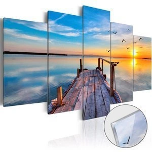 Obraz na szkle akrylowym - Jezioro wspomnień [Glass]