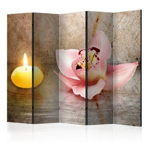 Parawan 5-częściowy - Romantyczny wieczór II [Room Dividers]