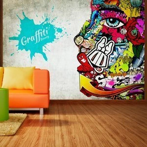 Fototapeta - Graffiti beauty