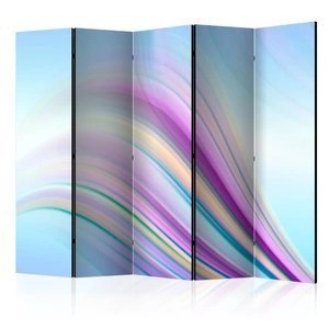 Parawan 5-częściowy - Rainbow abstract background II [Room Dividers]
