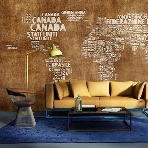 Fototapeta - Antyczna włoska mapa