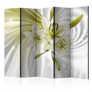Parawan 5-częściowy - Zielone urzeczenie II [Room Dividers]