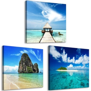 Obraz - Miejsca z marzeń (3-częściowy)