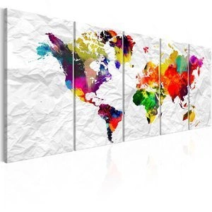 Obraz - Świat na papierze