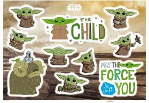 Naklejki samoprzylepne 14069h Mandalorian Founding Grogu