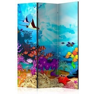 Parawan 3-częściowy - Kolorowe rybki [Room Dividers]