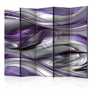 Parawan 5-częściowy - Tunele (fioletowy) II [Room Dividers]