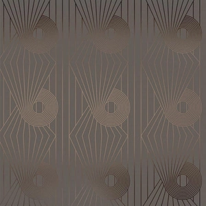 Tapeta ścienna Minispiral bronze / cocoa brown Erica Wakerly