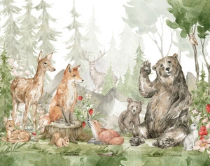 Fototapeta Walltastic 46894 Leśni przyjaciele