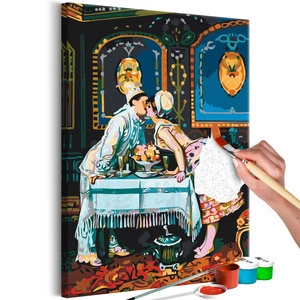 Obraz do samodzielnego malowania - Pocałunek Toulmoucha