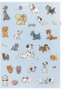 Naklejki samoprzylepne 14099h Disney Cats and Dogs