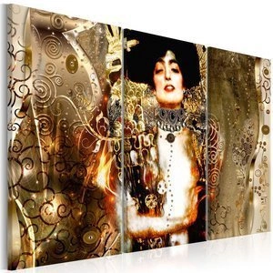 Obraz - Judyta (3-częściowy) zielony