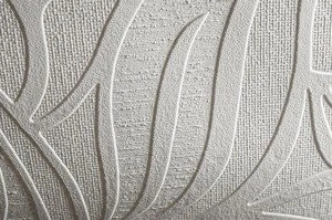 Tapeta do malowania w liście wypukła faktura