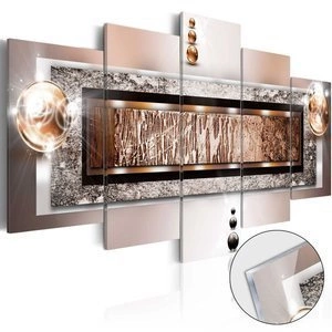 Obraz na szkle akrylowym - Cynamonowa skała [Glass]