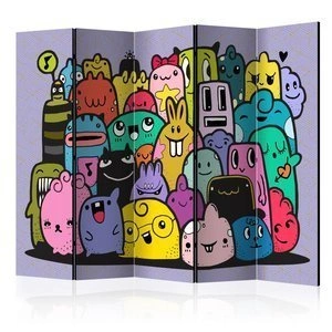 Parawan 5-częściowy - Potwory z trzeciej C II [Room Dividers]