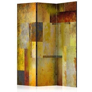 Parawan 3-częściowy - Pomarańczowy odcień ekspresji [Room Dividers]